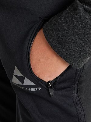 Превью  Брюки лыжные FISCHER Softshell Warm Jr Черный